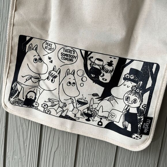 Rare Moomin x Marble Sub Canvas Tote Bag Promo NWOT “Not for Sale” Japan - Picture 8 of 8